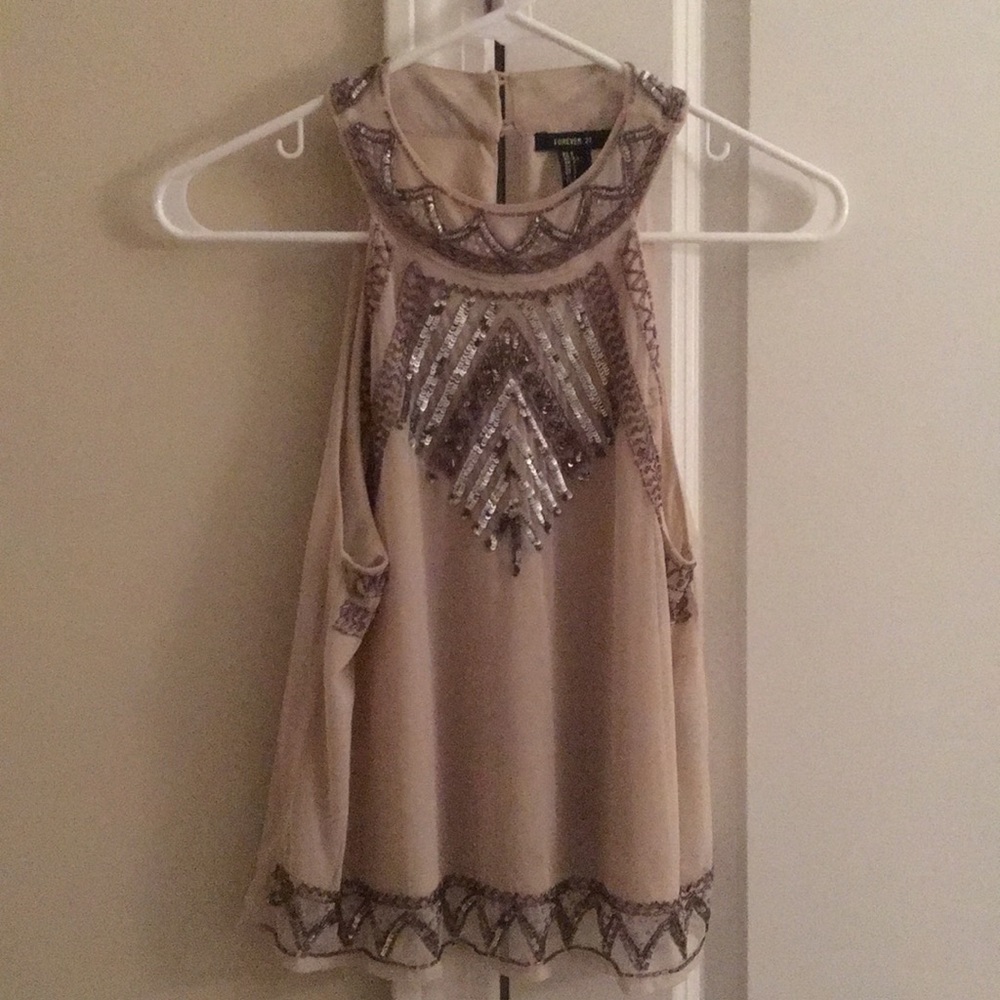 Forever 21 Embellished Tank